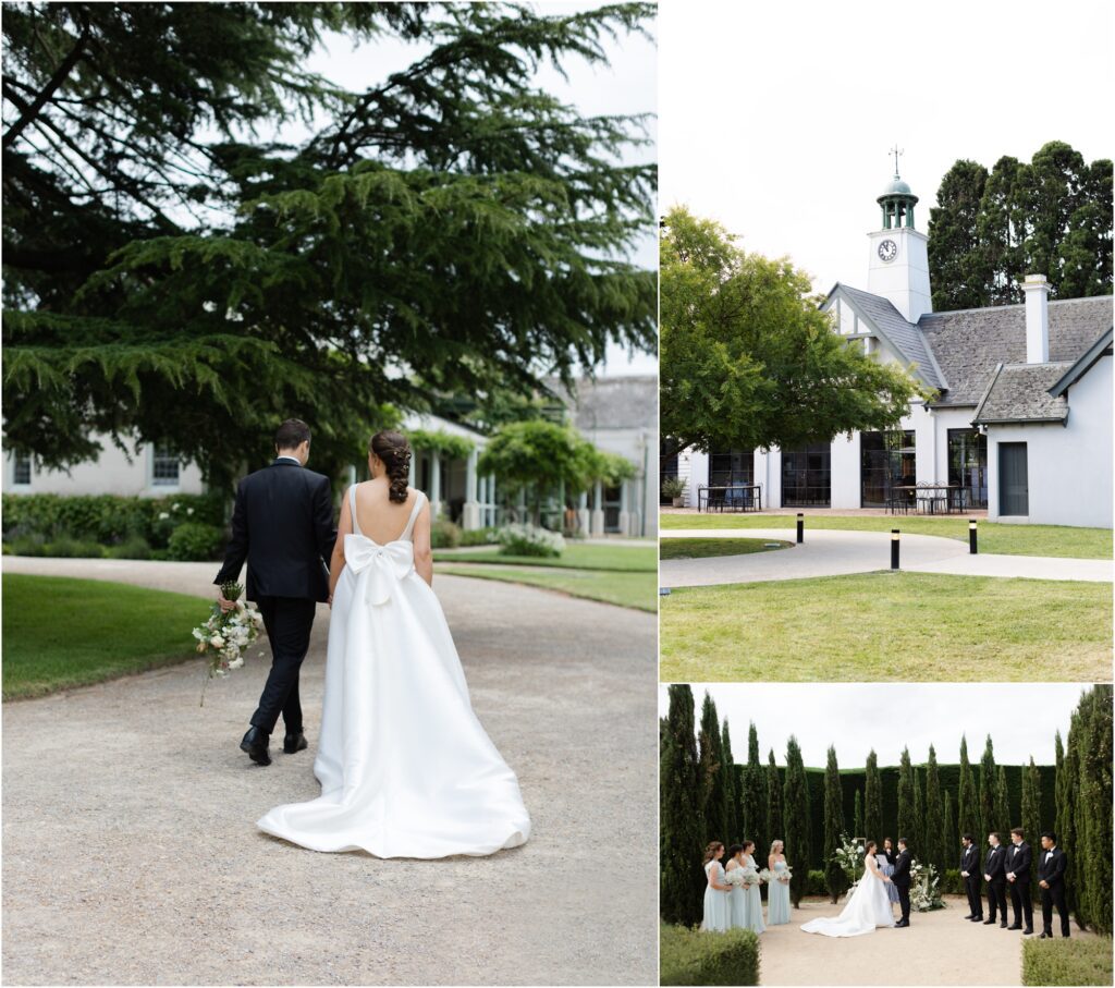 modern country wedding venue Coombe Victoria 